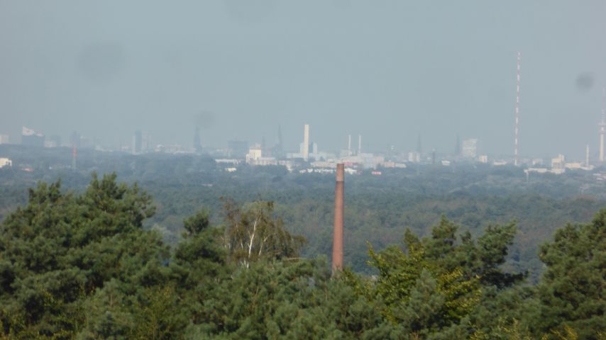 Blick vom Kran nach Hamburg