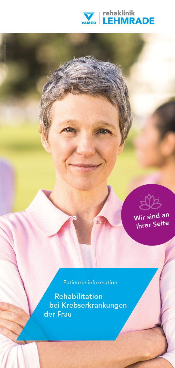 Patienteninformation "Rehabilitation bei Krebserkrankungen der Frau" (PDF)