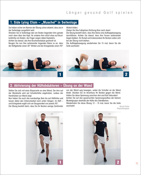 Übungen für den sicheren Stand – im Golf.