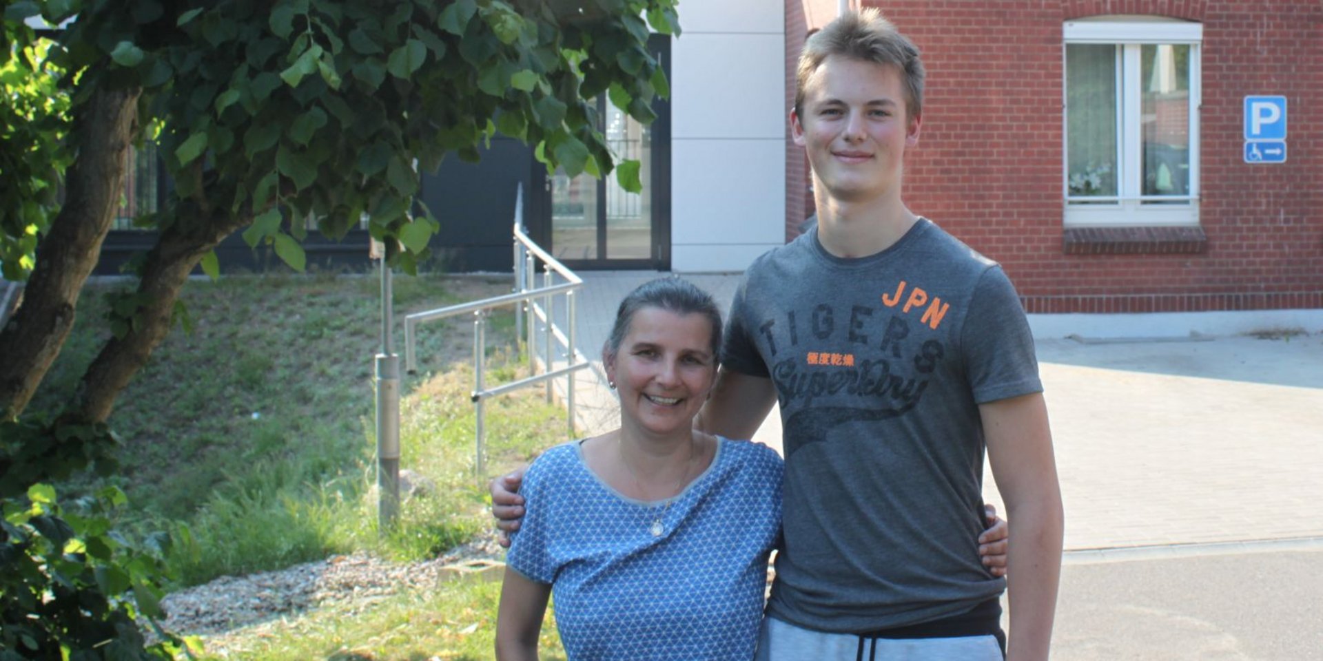 Ein Reha-Patient trifft seine Ersthelferin