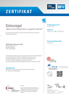 Gütesiegel "Medizinische Rehabilitation in geprüfter Qualität"