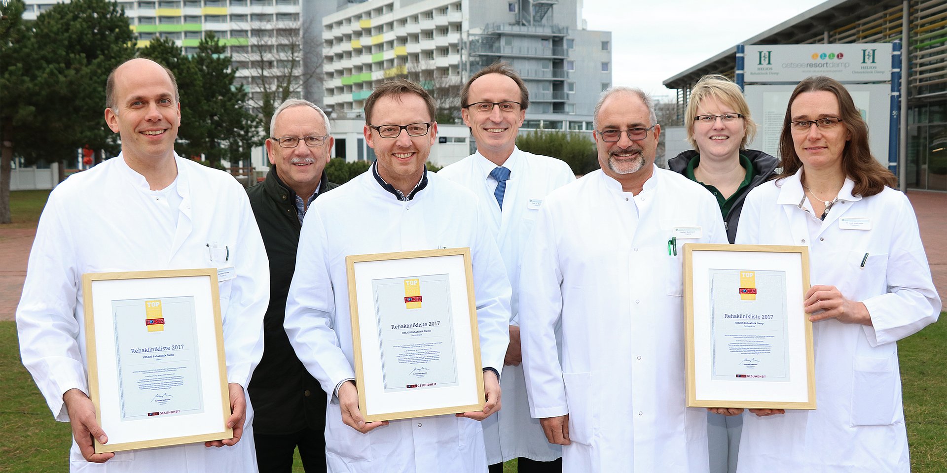 HELIOS Rehakliniken Damp und Schönhagen gehören zu den besten in ganz Deutschland 