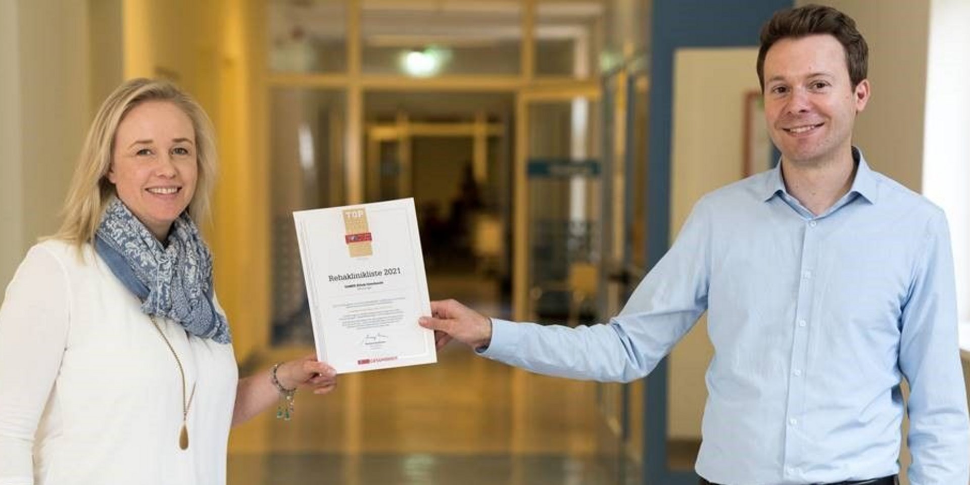 FOCUS Top-Rehakliniken 2021: VAMED Klinik Geesthacht ist zum fünften Mal dabei