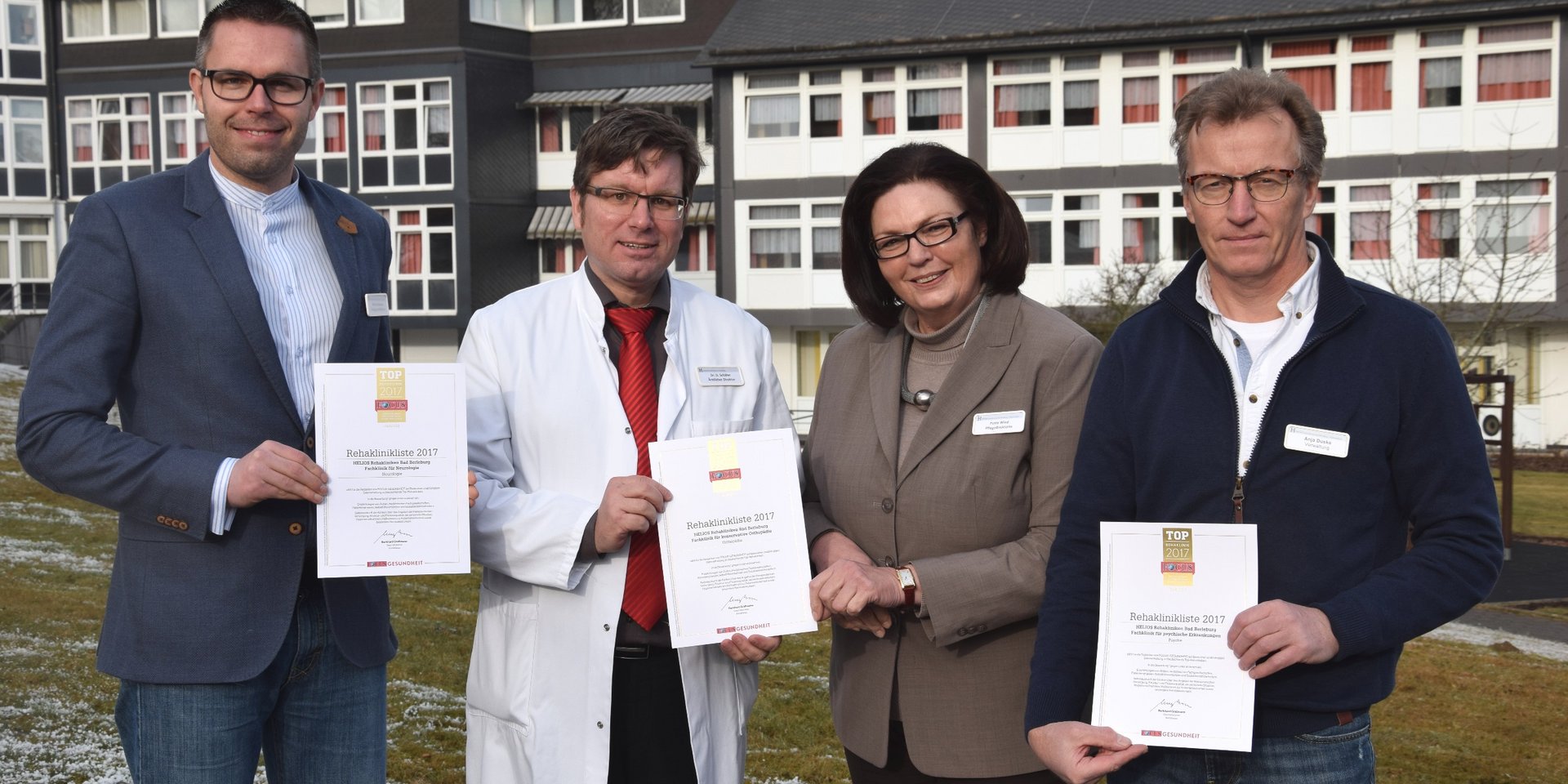 Top: Die HELIOS Rehakliniken Bad Berleburg gehören zu Deutschlands besten Rehakliniken