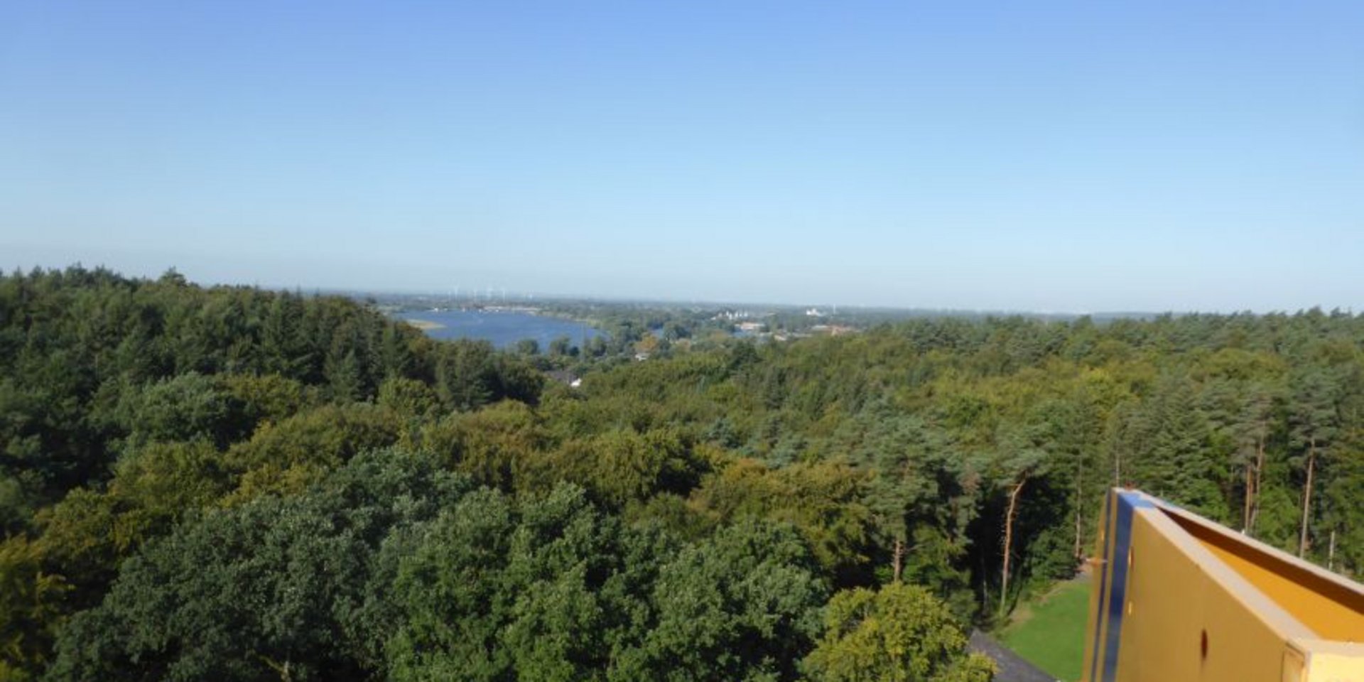 Ganz oben – Bilder vom Baustellen-Kran der HELIOS Klinik Geesthacht