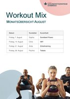 Workout Mix Übersicht