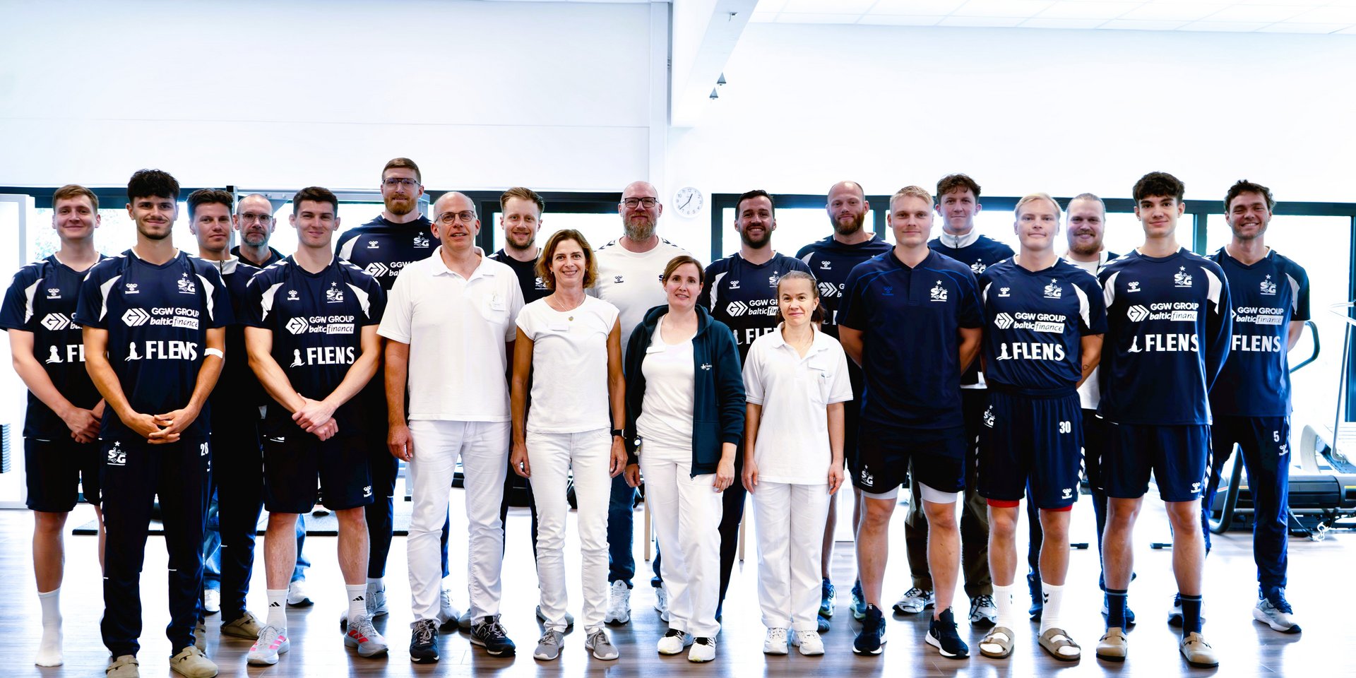 SG Flensburg-Handewitt zum Gesundheits-Check in der Rehaklinik Damp