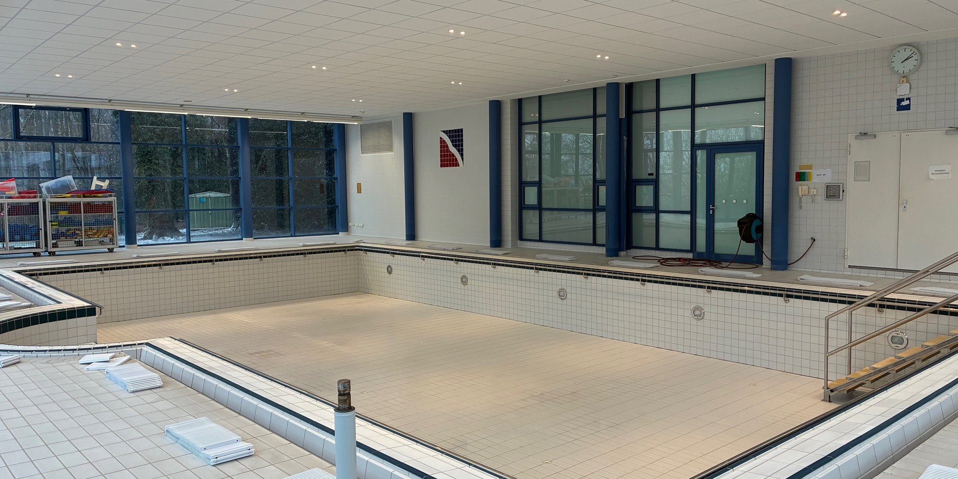 Auf der Zielgeraden: Baumaßnahmen Schwimmbad