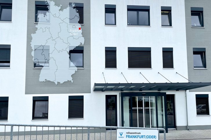 Außenaufnahme VAMED Rehazentrum Frankfurt Oder