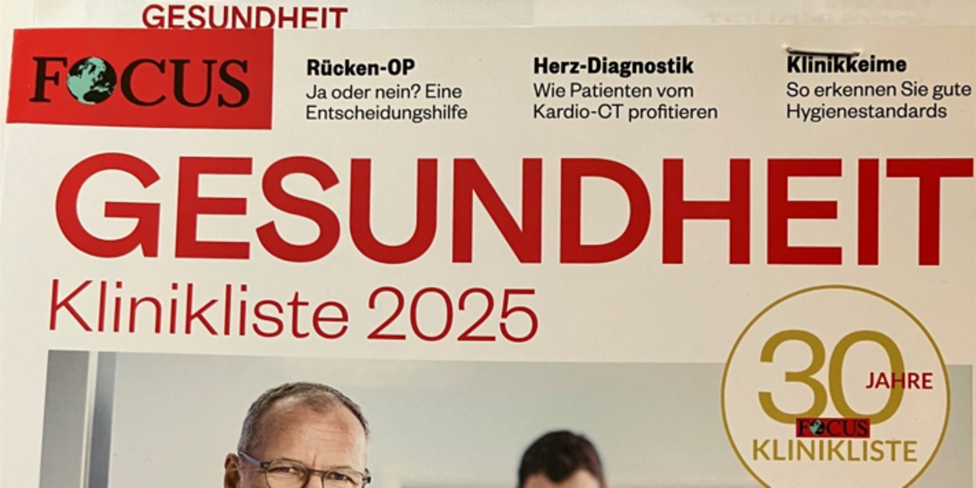 Kliniken in Damp und Schönhagen laut Focus auch 2025 unter den Besten