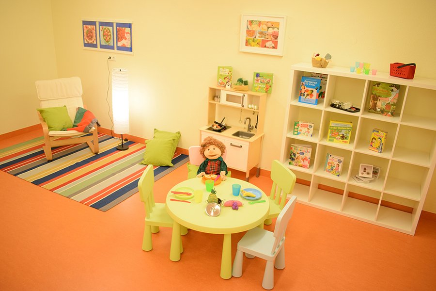 Fütterraum in der Helios Klinik Hohenstücken