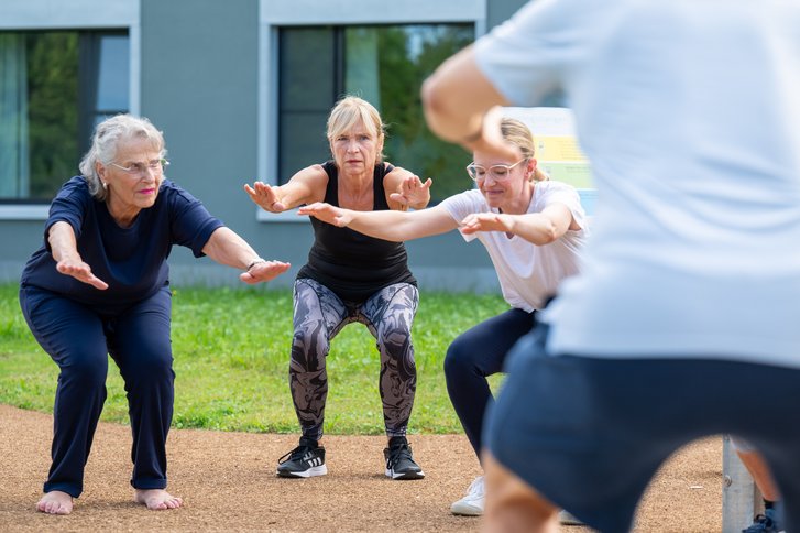 Reha nach Implantation einer Knieendoprothese