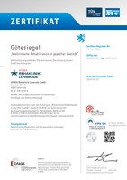 Gütesiegel „Medizinische Rehabilitation in geprüfter Qualität“