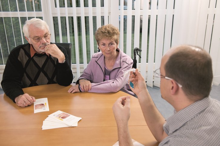 Unterstützung für Patienten und Angehörige