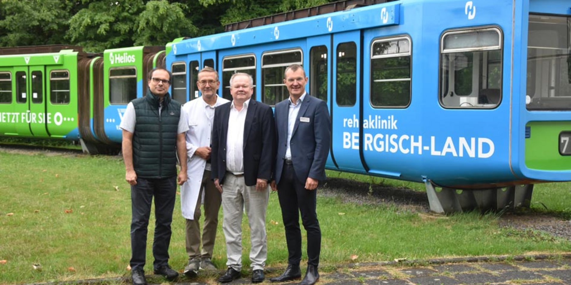 Schwebebahn an der VAMED Rehaklinik Bergisch-Land erstrahlt in neuem Glanz